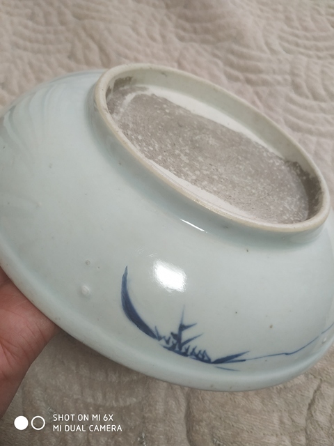 古玩陶瓷青花雙駿圖盤拍賣，當前價格5800元