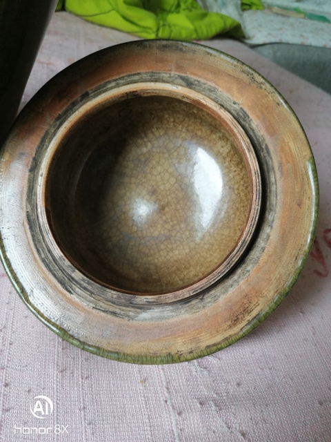 古玩陶瓷綠釉將軍罐拍賣，當(dāng)前價(jià)格5980元