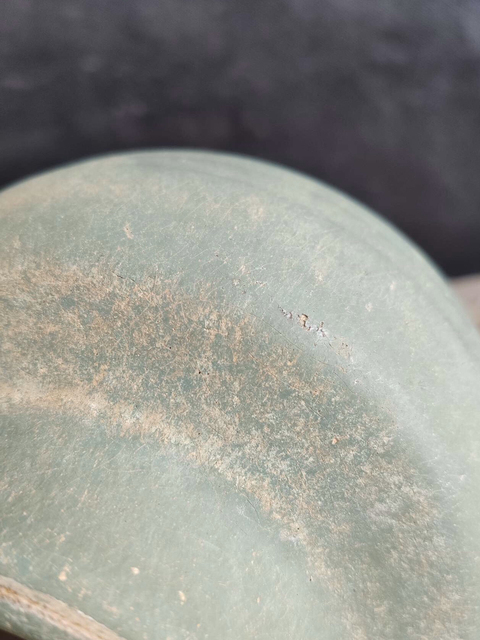 古玩陶瓷晚明 ?乳濁綠釉蓋罐拍賣,當前價格1500元
