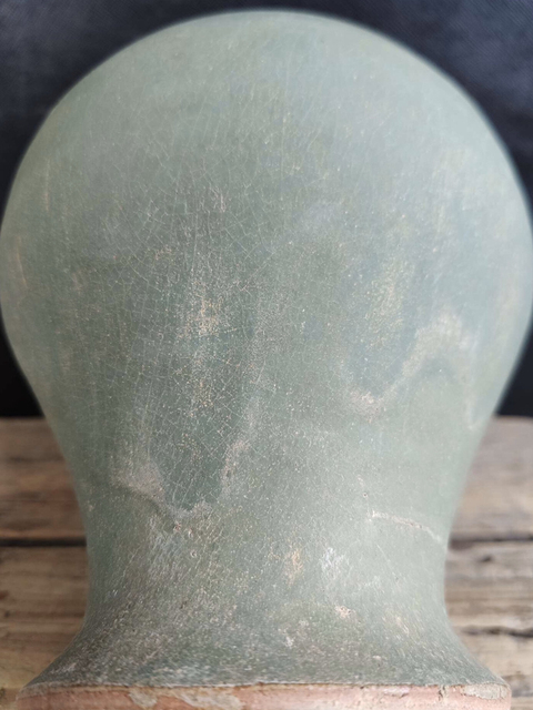古玩陶瓷晚明 ?乳濁綠釉蓋罐拍賣,當前價格1500元