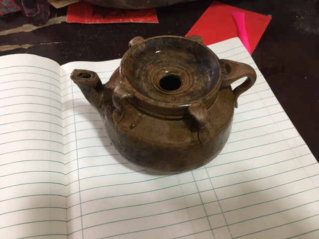 古玩陶瓷醬釉四系壺拍賣，當前價格9900元