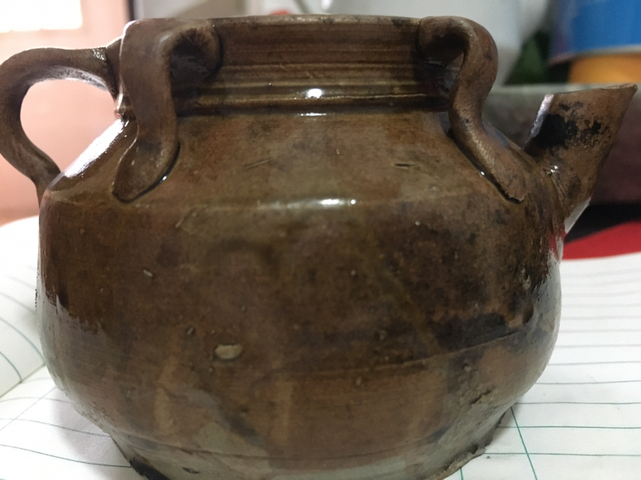 古玩陶瓷醬釉四系壺拍賣，當前價格9900元