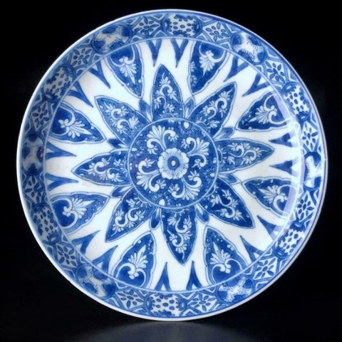 古玩陶瓷青花盤拍賣，當前價格8869元