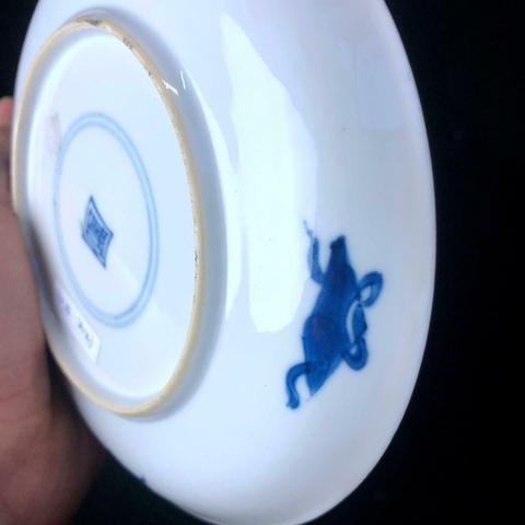 古玩陶瓷青花盤拍賣，當前價格8869元