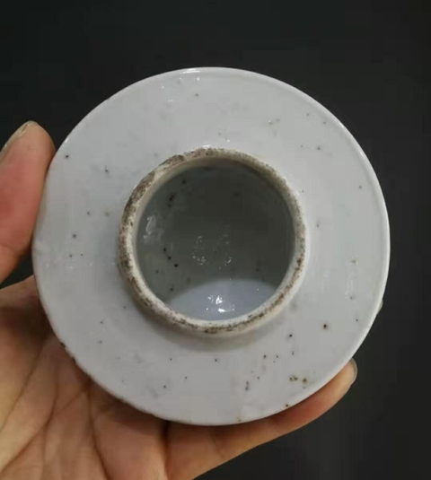 古玩陶瓷清代青花冰梅將軍罐拍賣，當前價格888元