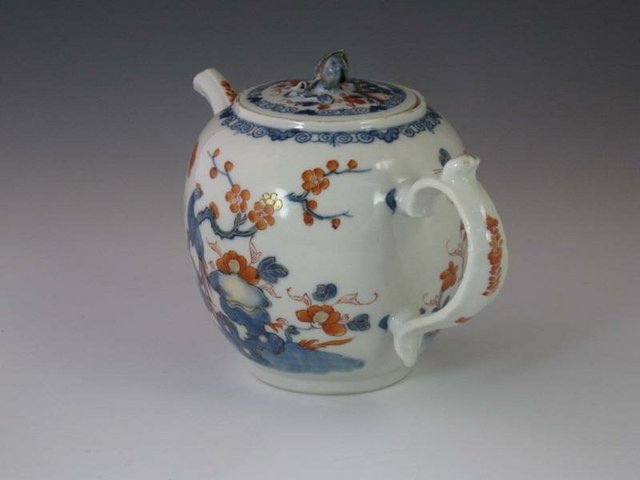 古玩陶瓷青花礬紅描金壺拍賣，當(dāng)前價(jià)格13880元