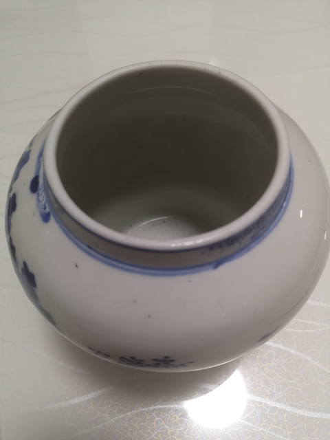 古玩陶瓷清光緒 ?青花嬰戲圖罐拍賣，當前價格11800元