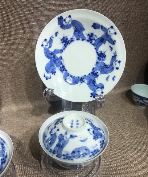 古玩陶瓷青花蓋碗拍賣，當前價格5000元