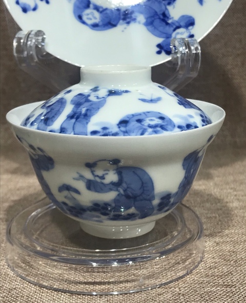 古玩陶瓷青花蓋碗拍賣，當前價格5000元