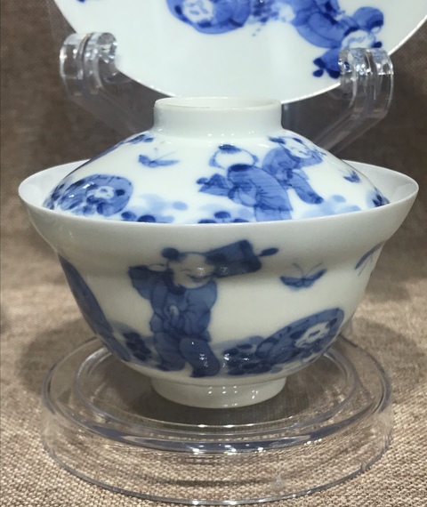 古玩陶瓷青花蓋碗拍賣，當前價格5000元