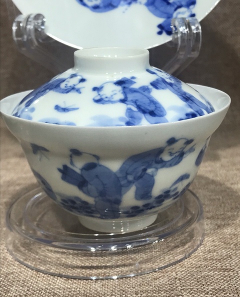 古玩陶瓷青花蓋碗拍賣，當前價格5000元