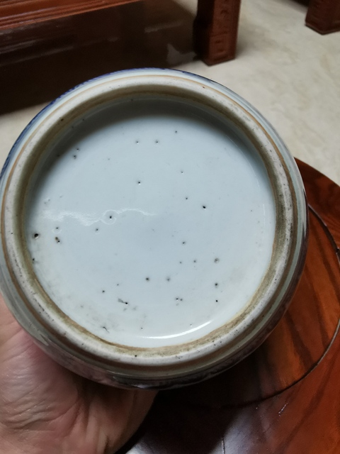 古玩陶瓷青花壽字罐拍賣，當(dāng)前價格14890元