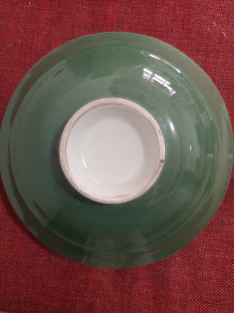 古玩陶瓷豆青釉青花碗拍賣(mài)，當(dāng)前價(jià)格3600元