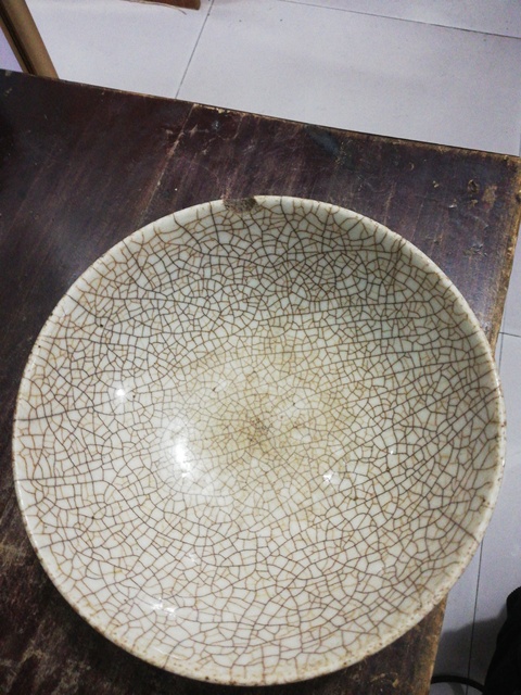 古玩陶瓷青花哥釉碗拍賣，當前價格3500元