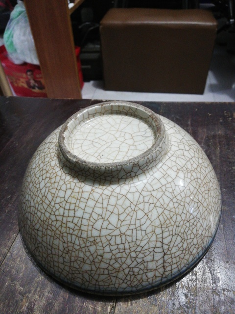 古玩陶瓷青花哥釉碗拍賣，當前價格3500元