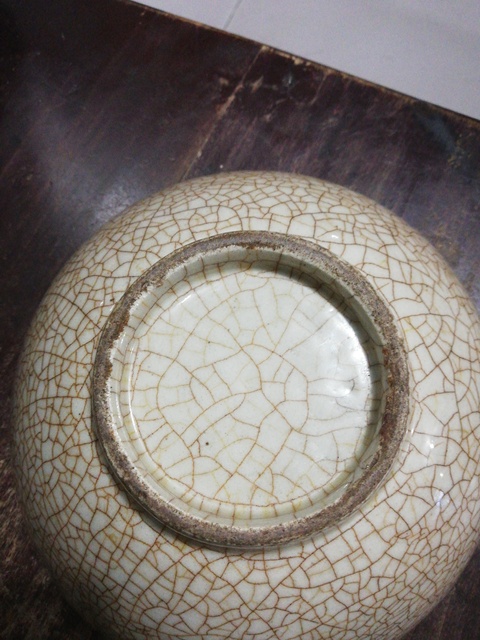 古玩陶瓷青花哥釉碗拍賣，當前價格3500元