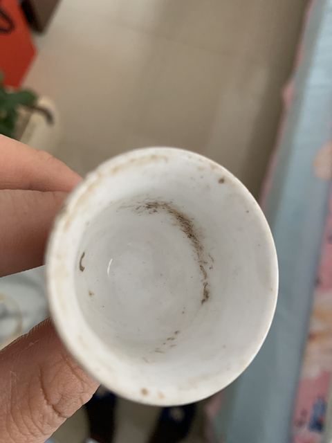 古玩陶瓷高足杯拍賣，當前價格7000元