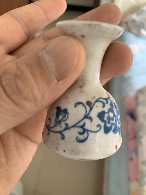 古玩陶瓷高足杯拍賣，當前價格7000元