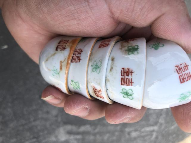 古玩陶瓷小酒盅拍賣，當前價格4000元