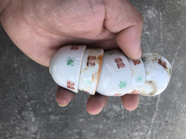 古玩陶瓷小酒盅拍賣，當前價格4000元