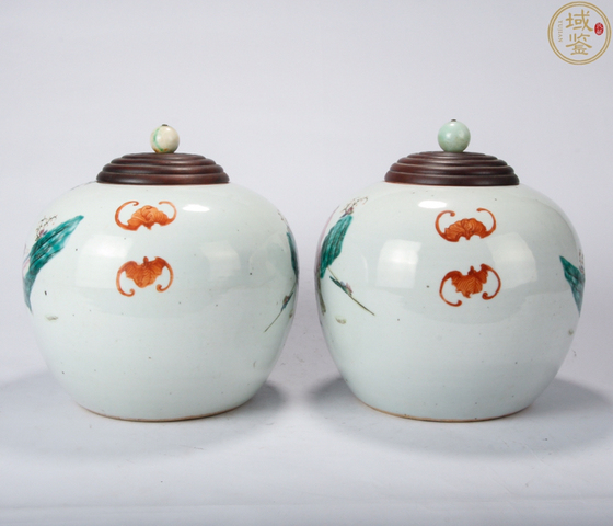 古玩陶瓷粉彩人物故事紋西瓜罐拍賣，當前價格7000元