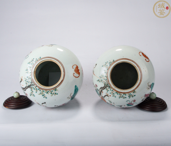 古玩陶瓷粉彩人物故事紋西瓜罐拍賣，當前價格7000元