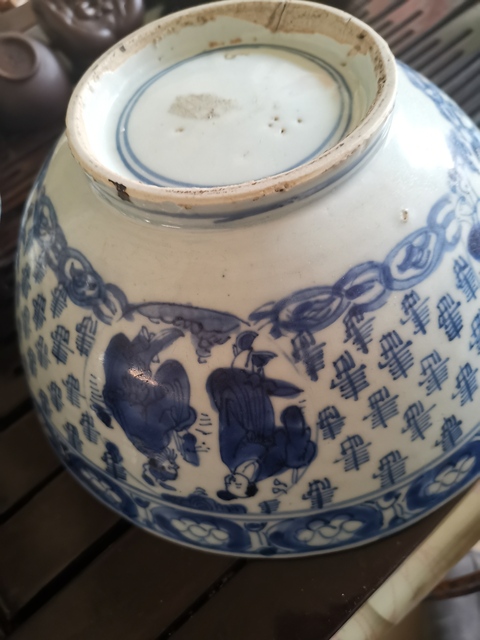 古玩陶瓷青花碗拍賣，當前價格8600元