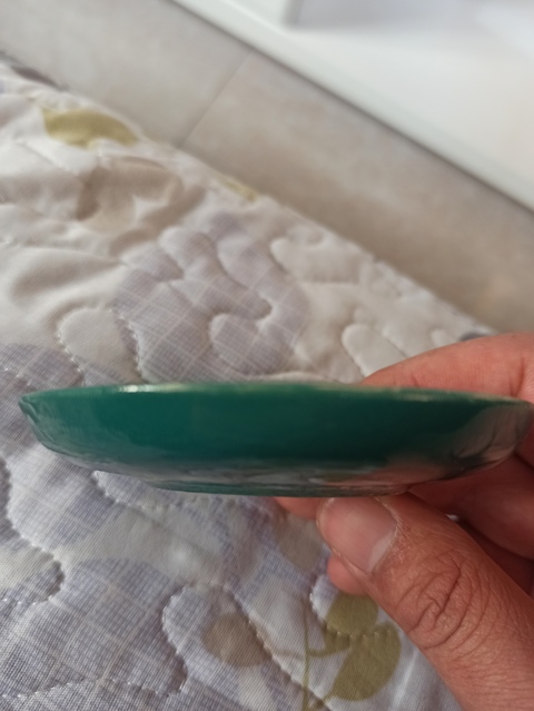 古玩陶瓷綠釉盤拍賣，當前價格8000元