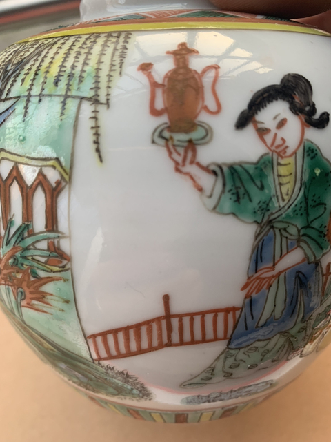 古玩陶瓷人物罐拍賣，當前價格1000元