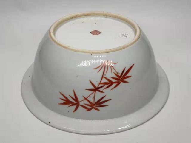 古玩陶瓷粉彩盆拍賣，當(dāng)前價(jià)格7000元