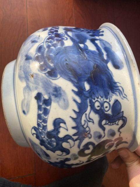 古玩陶瓷青花云龍紋香爐拍賣，當前價格16000元