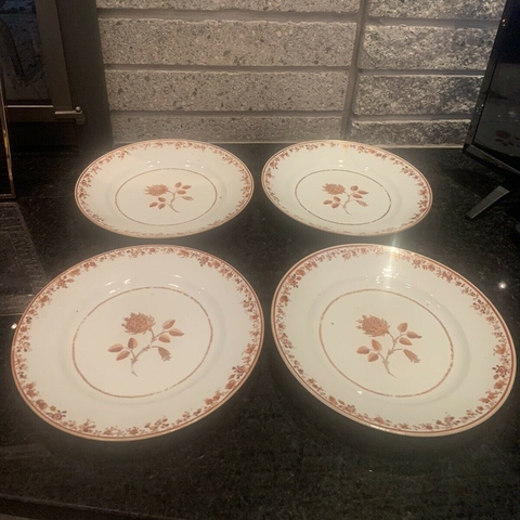 古玩陶瓷花卉紋盤拍賣，當(dāng)前價格4000元