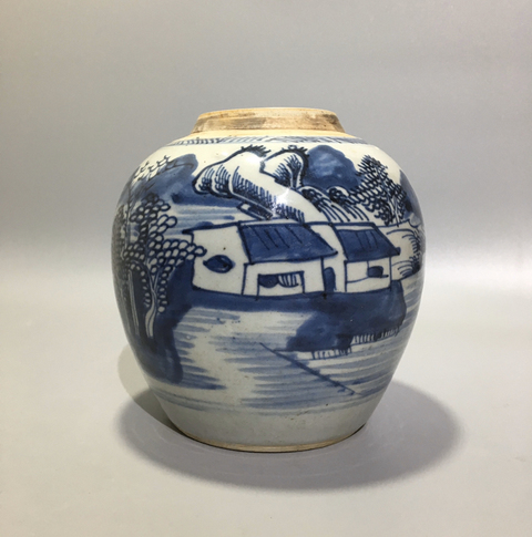 古玩陶瓷青花罐拍賣，當前價格8888元