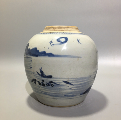 古玩陶瓷青花罐拍賣，當前價格8888元