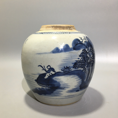 古玩陶瓷青花罐拍賣，當前價格8888元