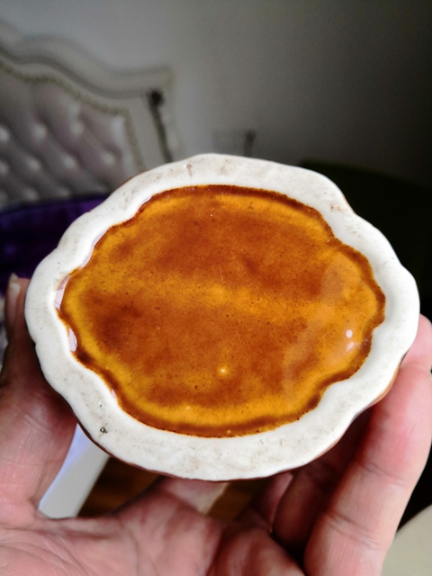 古玩陶瓷醬釉筆筒拍賣,當前價格200元