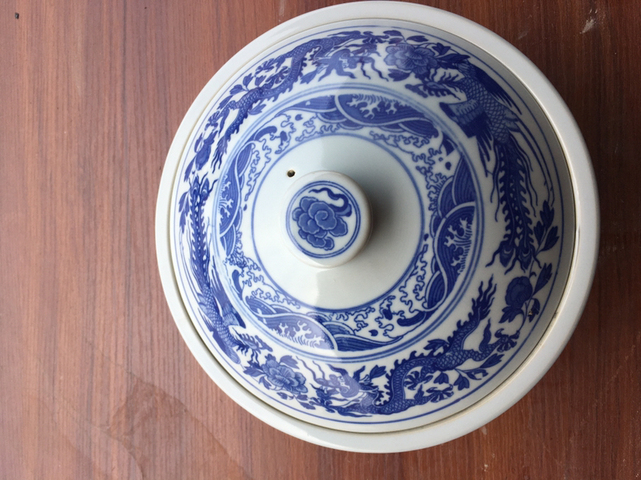 古玩陶瓷蓋盆拍賣，當前價格3000元