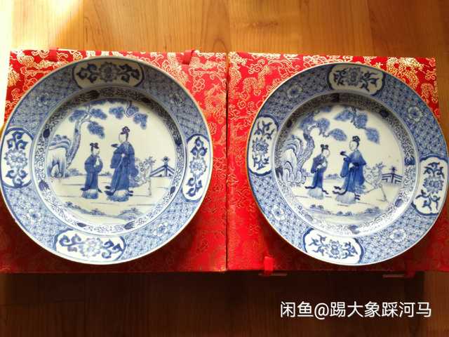 古玩陶瓷青花盤拍賣，當前價格8800元