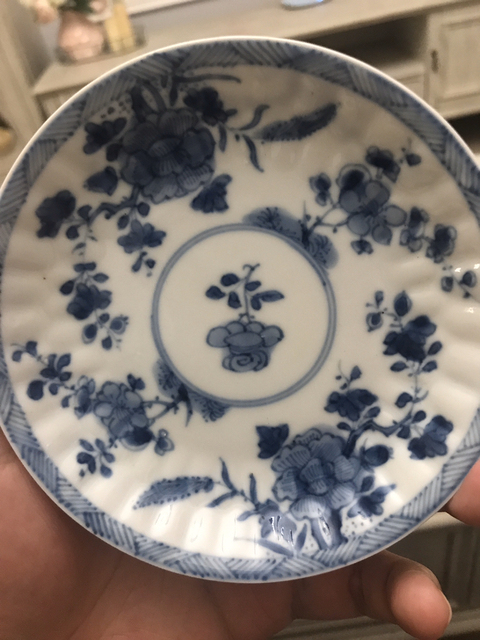 古玩陶瓷青花盤拍賣，當前價格12600元