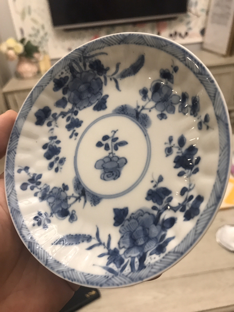 古玩陶瓷青花盤拍賣，當前價格12600元