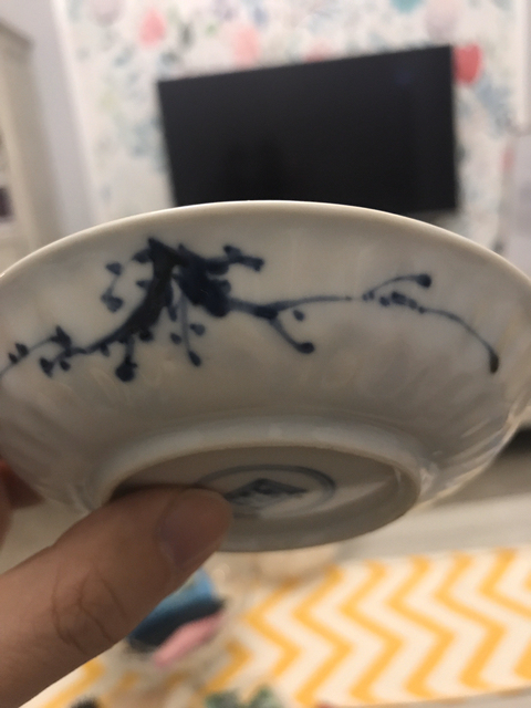 古玩陶瓷青花盤拍賣，當前價格12600元