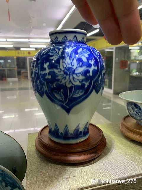 古玩陶瓷青花瓶拍賣，當前價格13800元