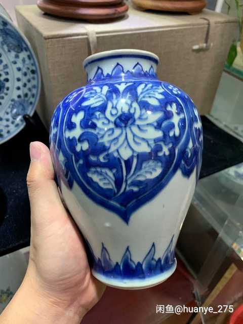 古玩陶瓷青花瓶拍賣，當前價格13800元