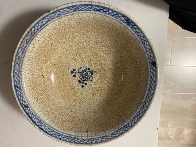 古玩陶瓷哥釉青花碗拍賣，當前價格15800元