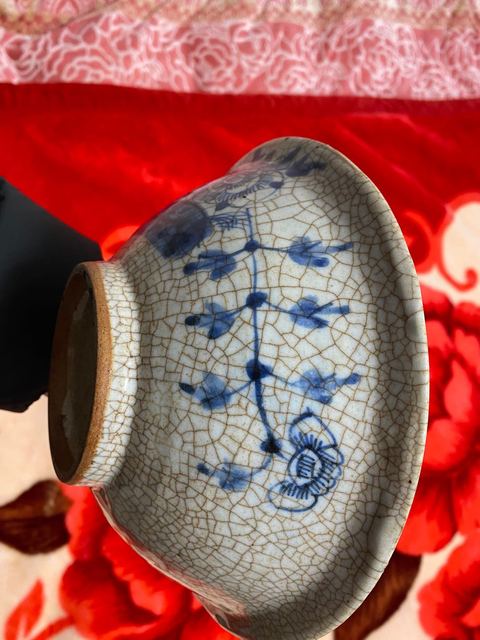 古玩陶瓷哥釉青花碗拍賣，當前價格15800元