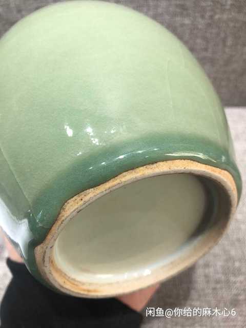 古玩陶瓷豆青釉罐拍賣，當前價格8000元