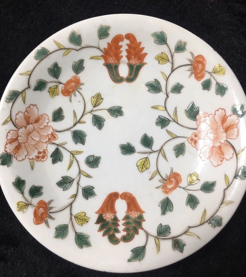 古玩陶瓷五彩花卉紋杯拍賣，當前價格5000元