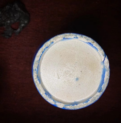 古玩陶瓷孔雀藍釉大瓶拍賣，當前價格22800元