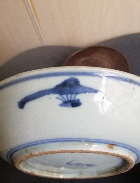 古玩陶瓷青花盤拍賣，當前價格8600元