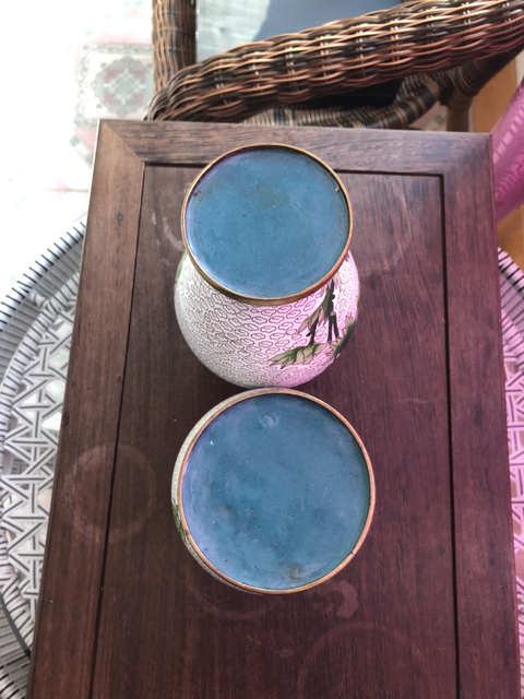 古玩陶瓷景泰藍瓶拍賣，當前價格11800元